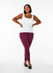 Basic leggings in viscose, Dark Bordeaux, Model image number 1