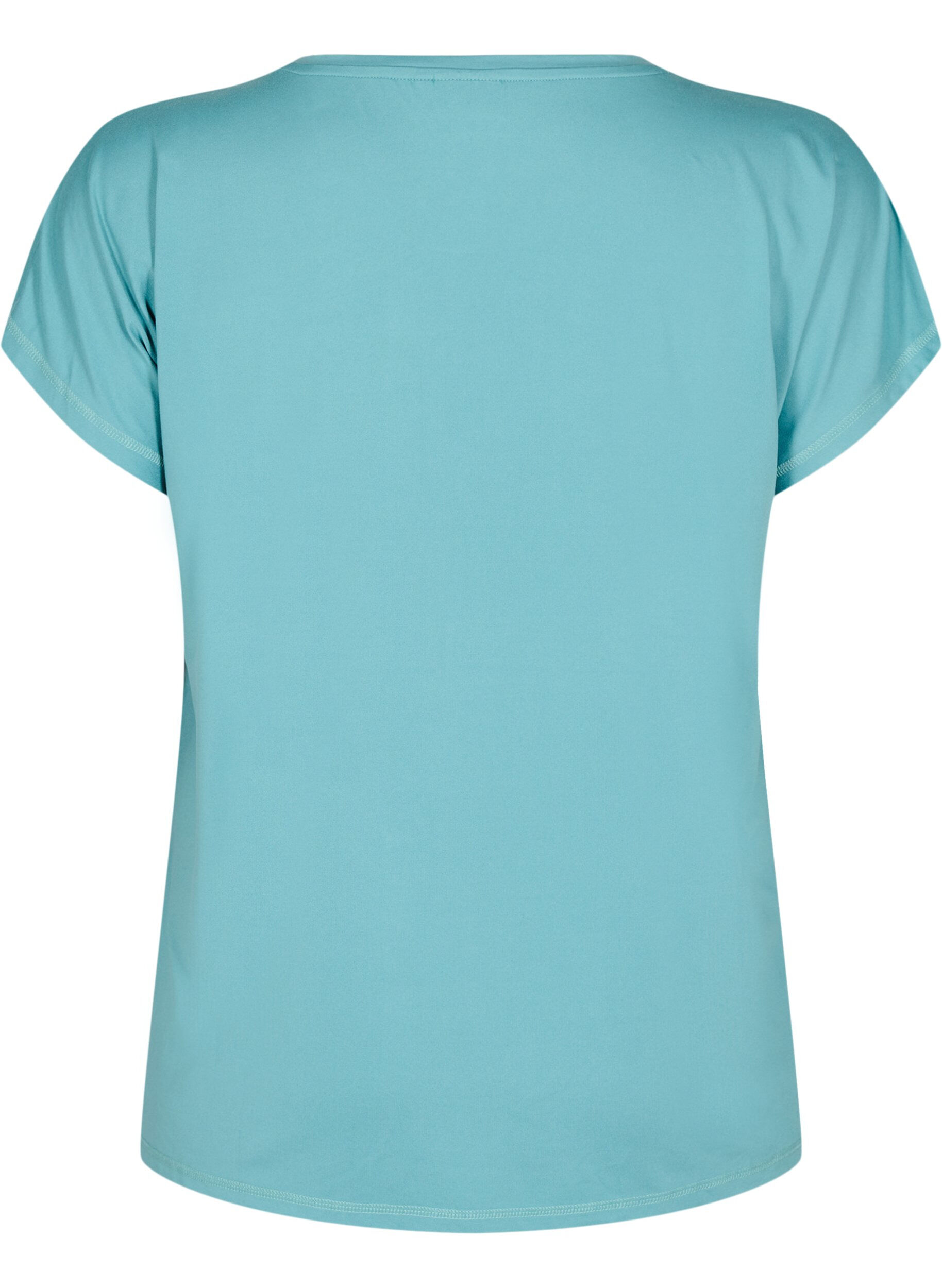 Zizzifashion Solid-coloured workout T-shirt, Green, Packshot image number 1