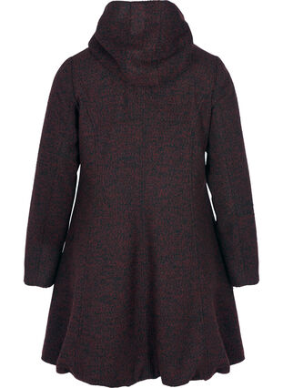 Long coat with wool, Port R. mlg, Packshot image number 1