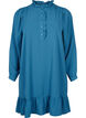 Striped dress with ruffle details, Blue, Packshot image number 0