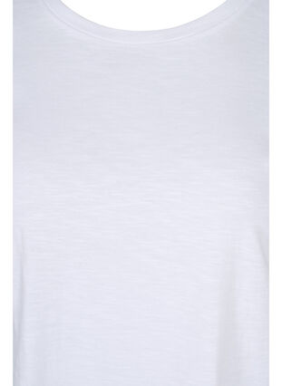 Basics cotton t-shirt 2-pack, Black/B White, Packshot image number 3