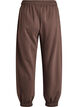 High-waist sweatpants with pockets, Brown, Packshot image number 1