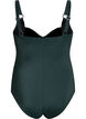 Padded swimsuit with draping, Green, Packshot image number 1