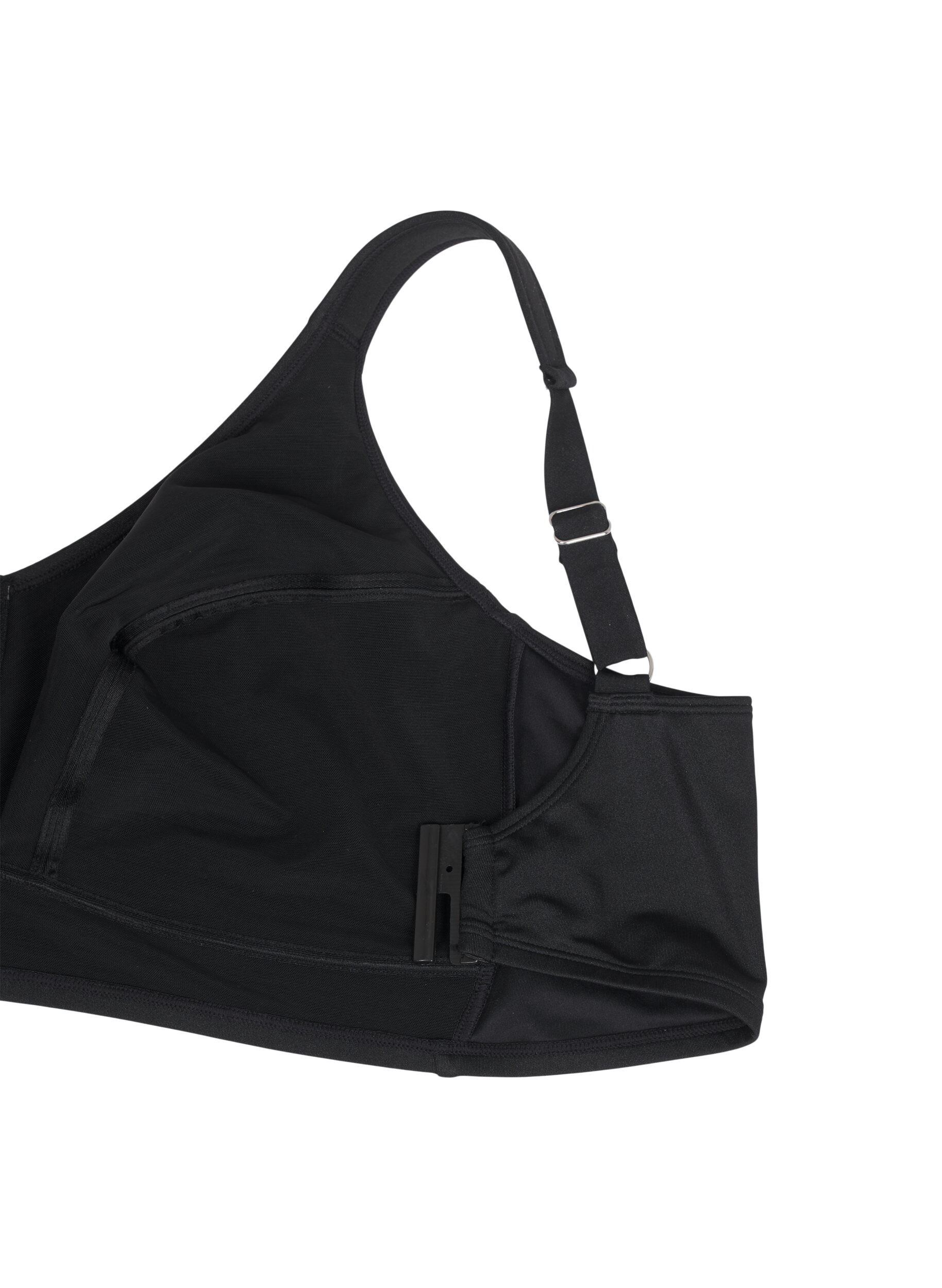 Zizzifashion Bikini top with full coverage, Black, Packshot image number 3