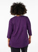 Sports top with 3/4 sleeves, Purple, Model image number 2