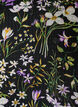 Floral print A-line tunic, Black, Packshot image number 2