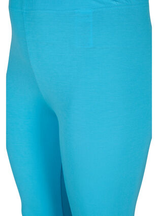 3/4 length basic leggings, River Blue, Packshot image number 2