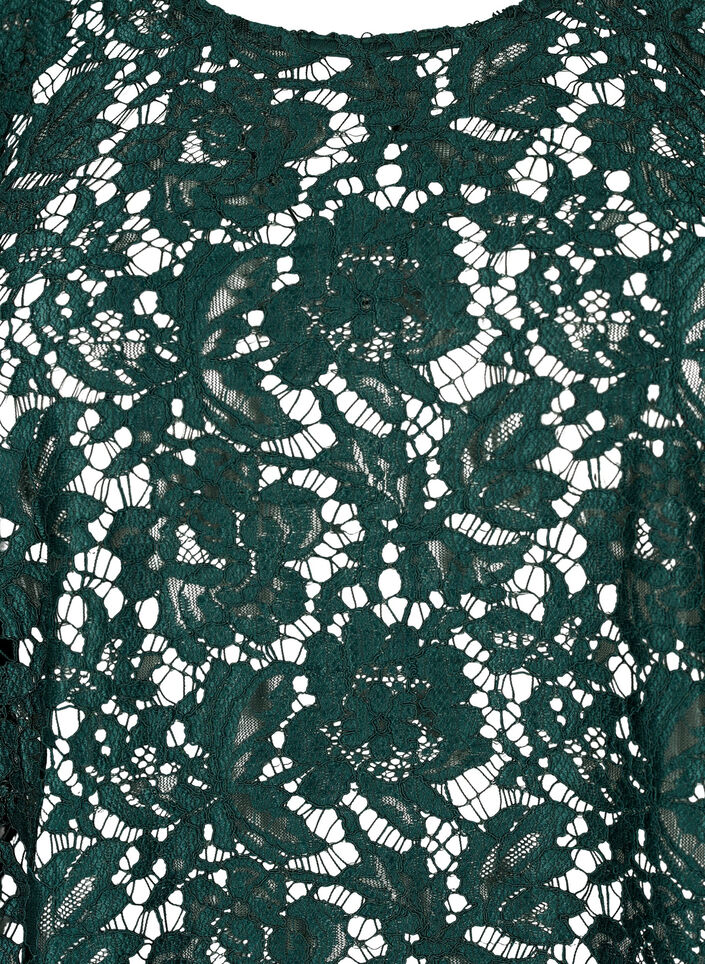 FLASH - Long sleeve lace blouse, Scarab, Packshot image number 2