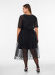 Midi tulle skirt with hearts, Black, Model image number 2