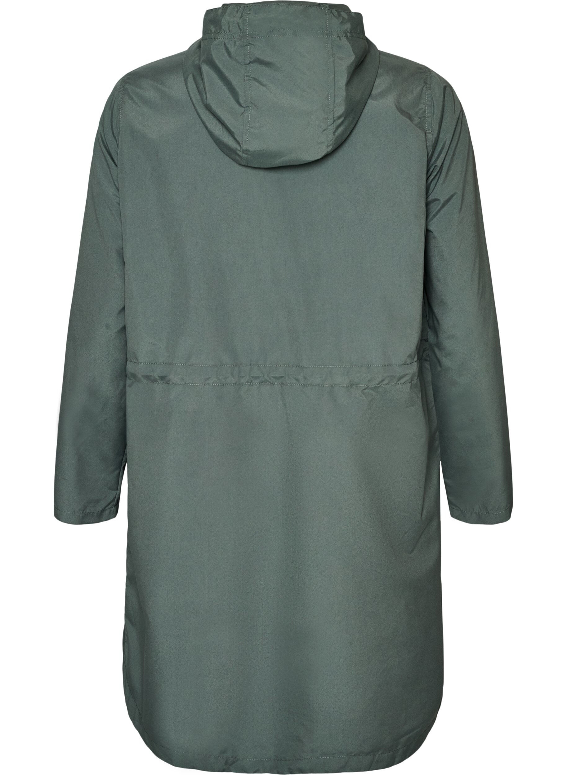 ZizzifashionLightweight parka with a hood, Green, Packshot image number 1