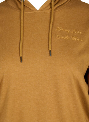 Hooded sweatshirt with print, Rubber Mel, Packshot image number 2