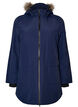 Waterproof hooded parka, Blue, Packshot image number 0
