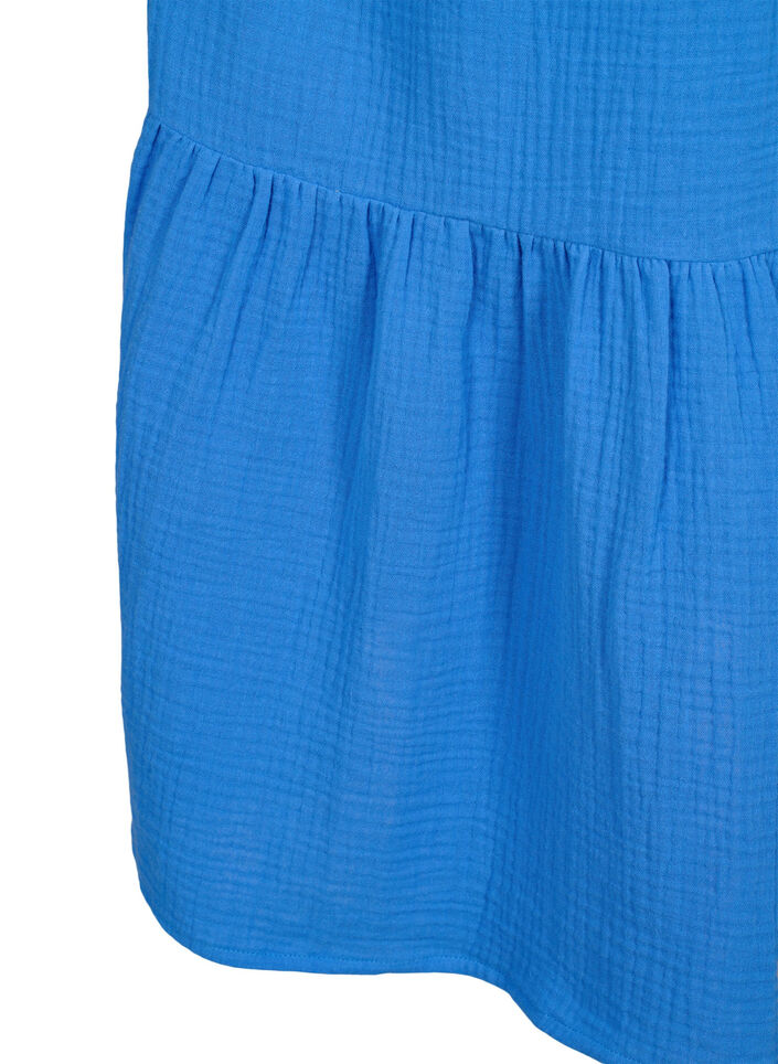 Plain cotton strap dress, Marina, Packshot image number 3