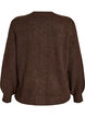 Cardigan in soft knit with gold-coloured buttons, Brown, Packshot image number 1