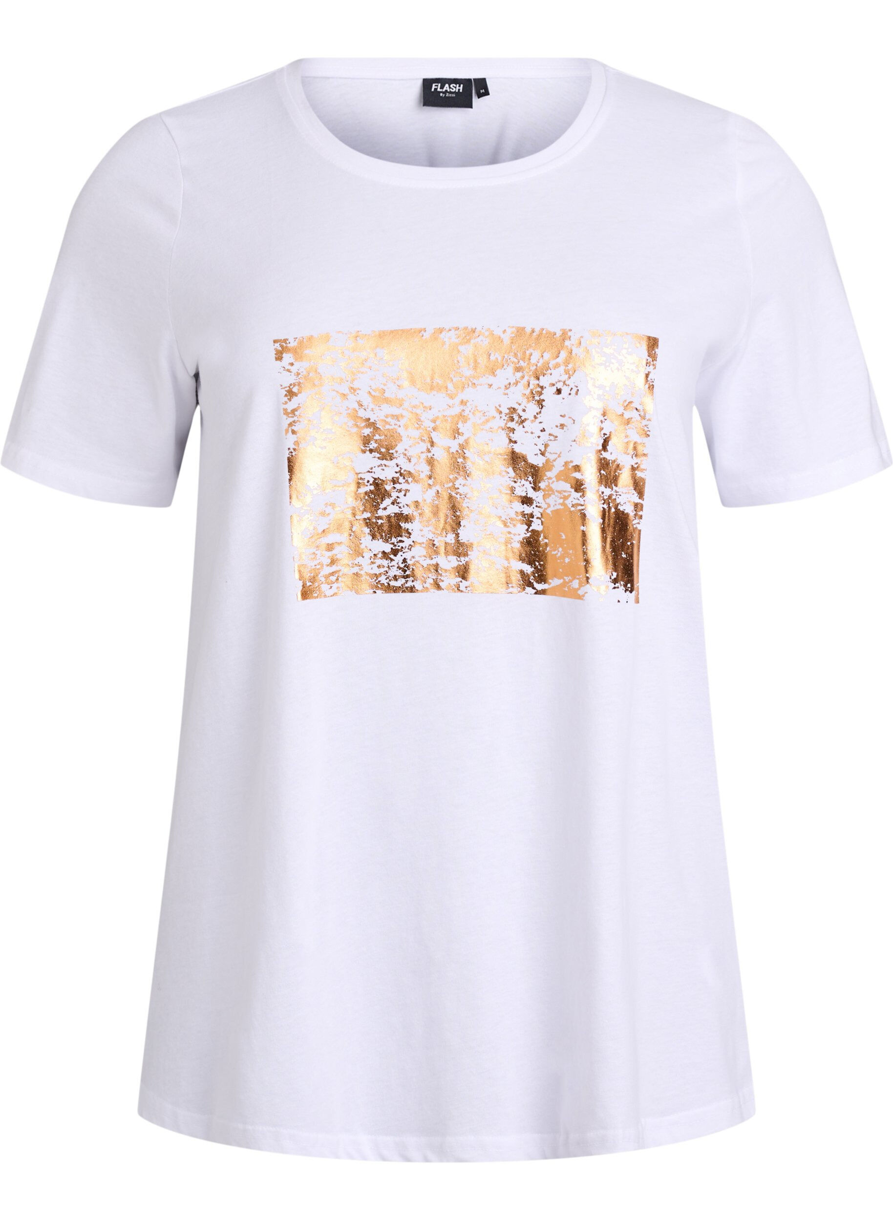 Zizzifashion FLASH - T-shirt with print, White, Packshot image number 0