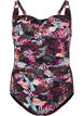 Padded swimsuit with print, Red, Packshot image number 0