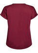 Short sleeve cotton blend T-shirt, Dark Bordeaux, Packshot image number 1