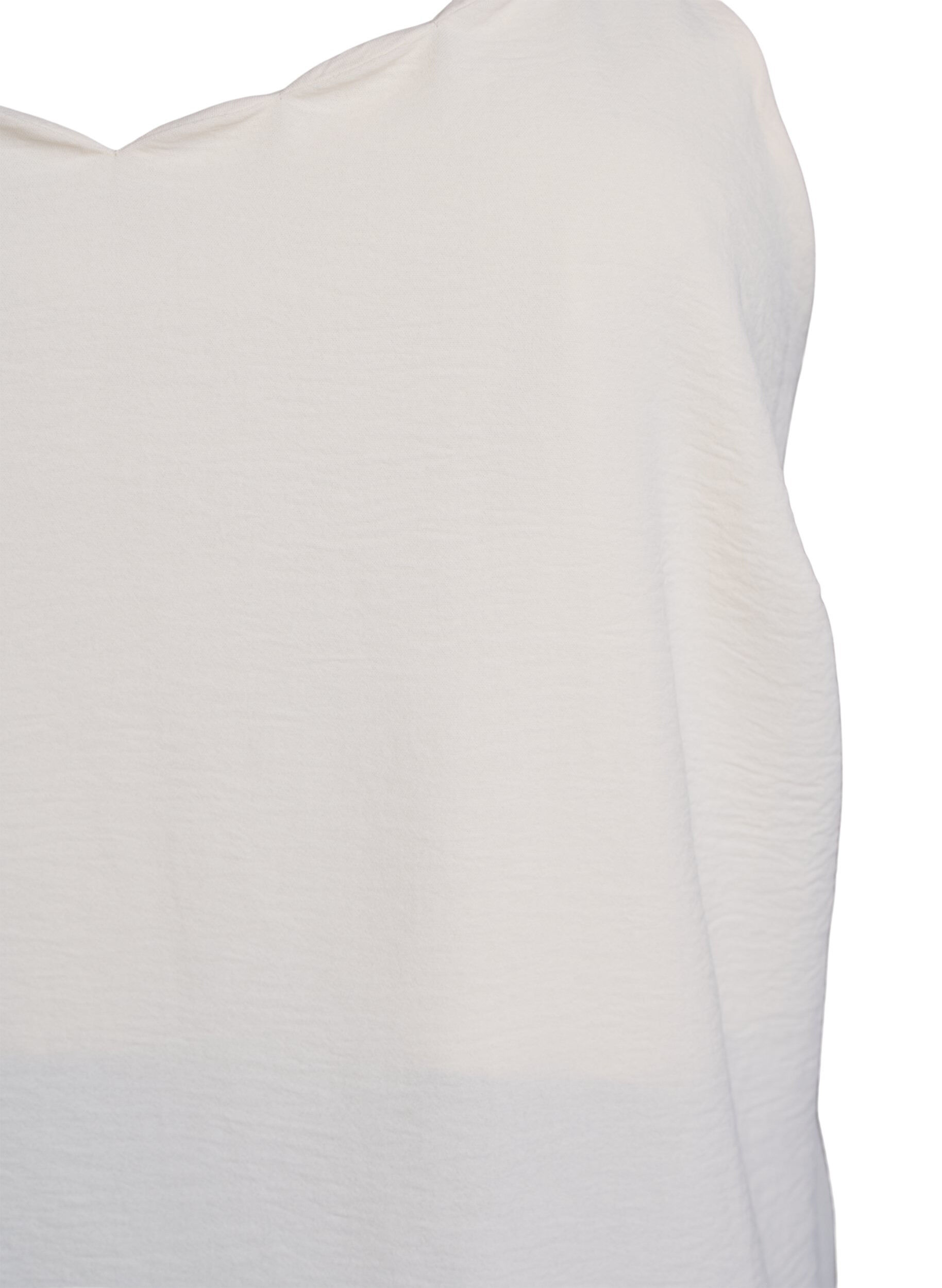 Zizzifashion Top with a wavy hem, Vanilla, Packshot image number 2