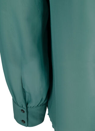 Long-sleeved shirt with studs, Sea Pine, Packshot image number 3