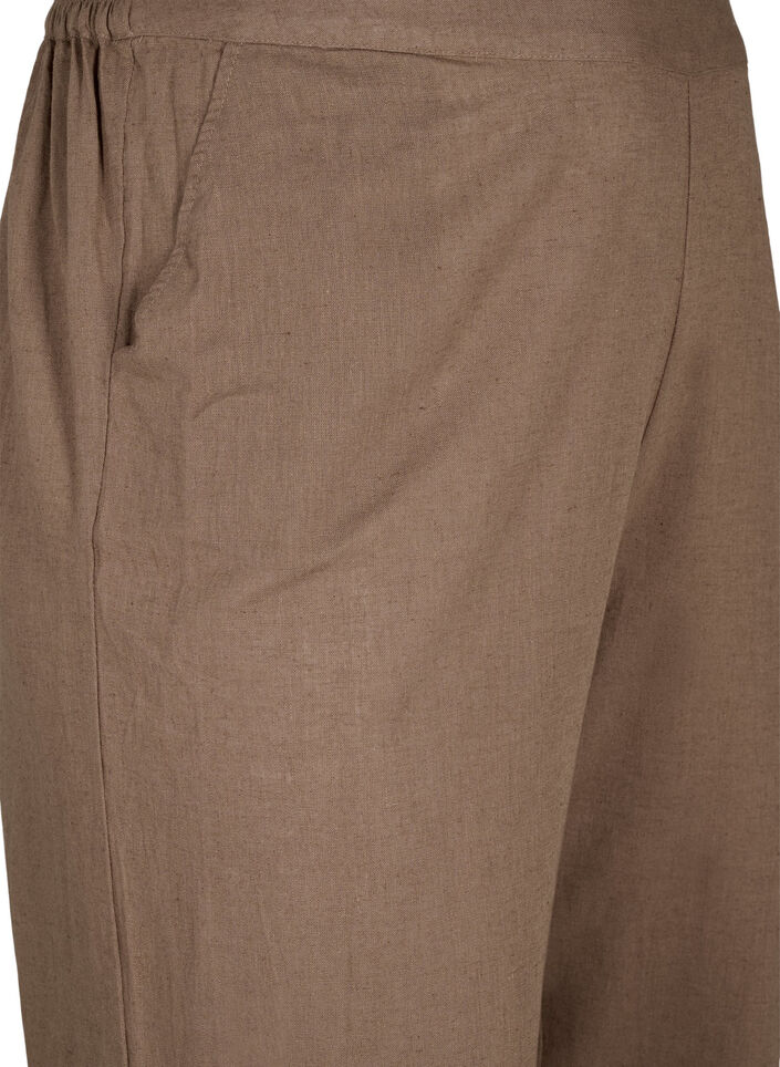 Loose pants in linen-cotton blend, Cub, Packshot image number 2