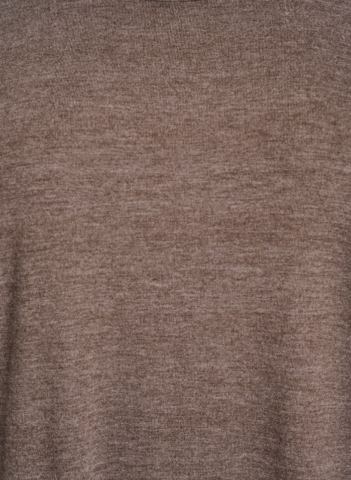 FLASH &ndash; Jersey blouse with 3/4 sleeves, Brown, Packshot image number 2