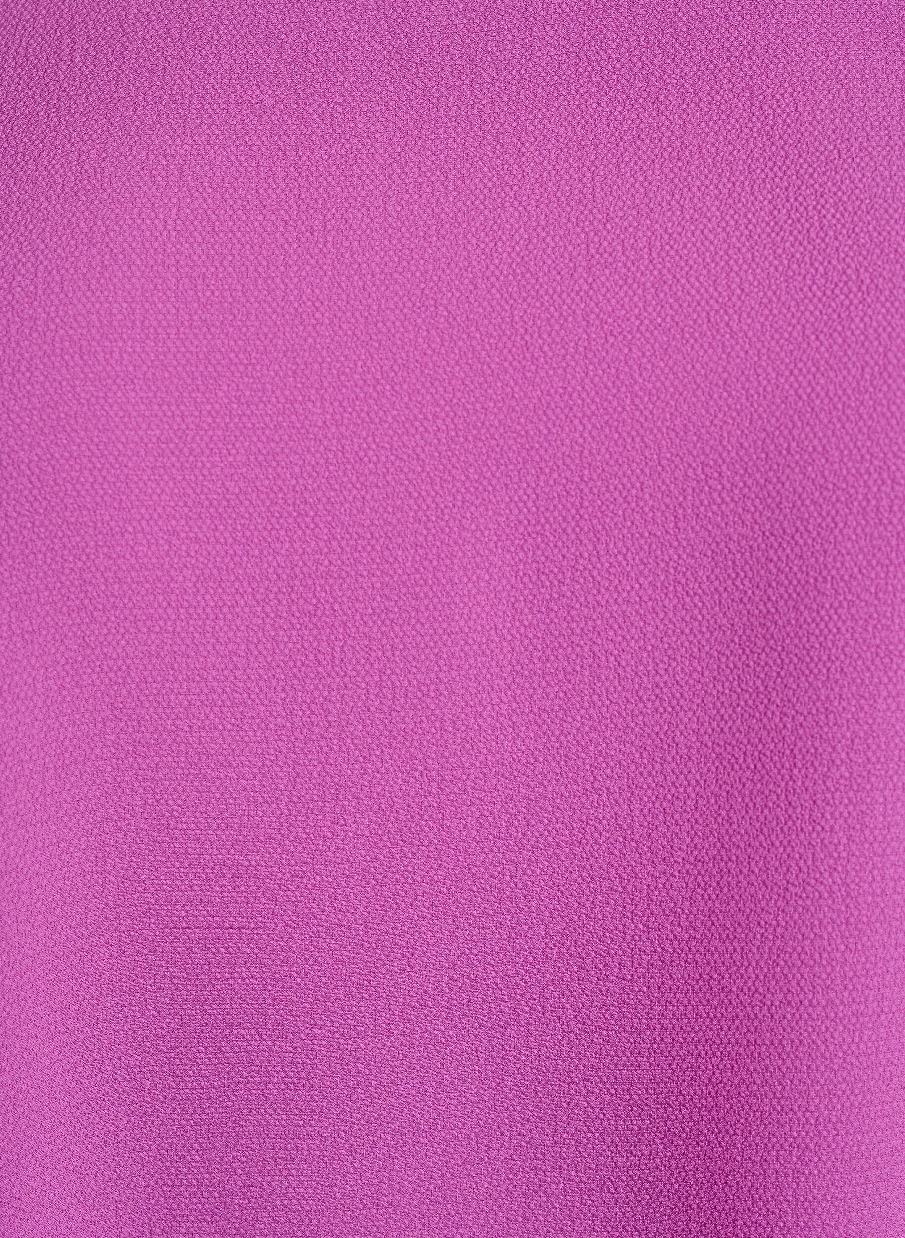 Zizzifashion Blouse with short sleeves and a round neckline, Purple, Packshot image number 2