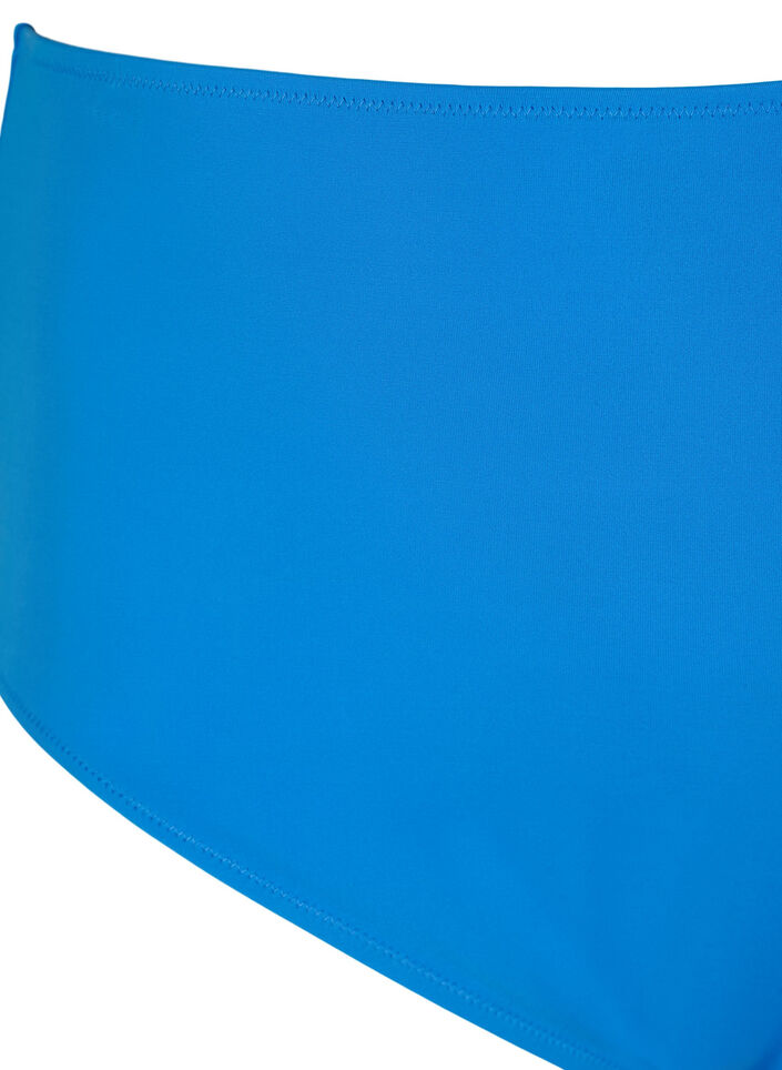 Bikini bottoms with high waist, Blue, Packshot image number 2