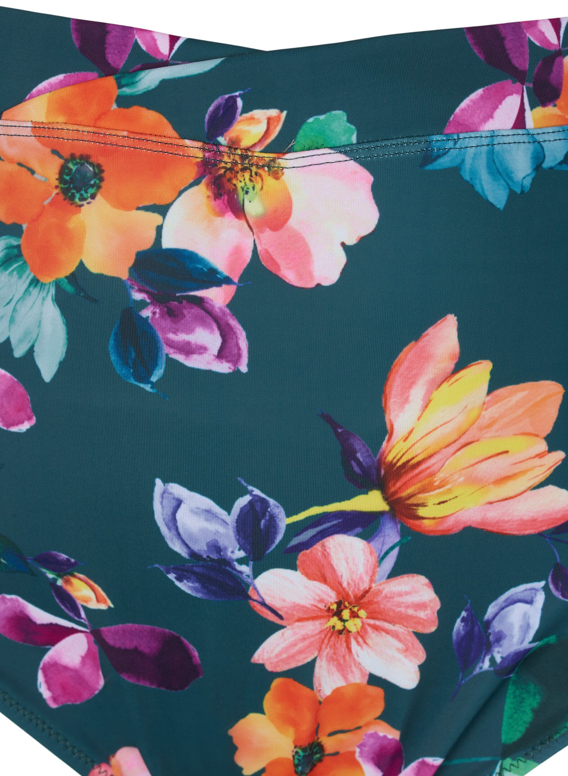 Zizzifashion Bikini briefs with print and high waist, Meave Print, Packshot image number 2