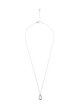 Silver-Toned Necklace with Pendant, Silver, Packshot image number 1