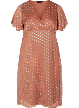 Short-sleeved wrap dress, Cobber, Packshot image number 0