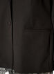 Blazer with lace trim, Black, Packshot image number 3