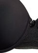 Moulded t-shirt bra with smooth cups, Black, Packshot image number 2