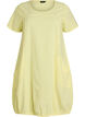 Short-sleeved cotton dress, Yellow, Packshot image number 0