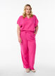 FLASH - Loose blouse with cap sleeves, Pink, Model image number 1