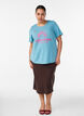 T-shirt with motif, Blue, Model image number 1