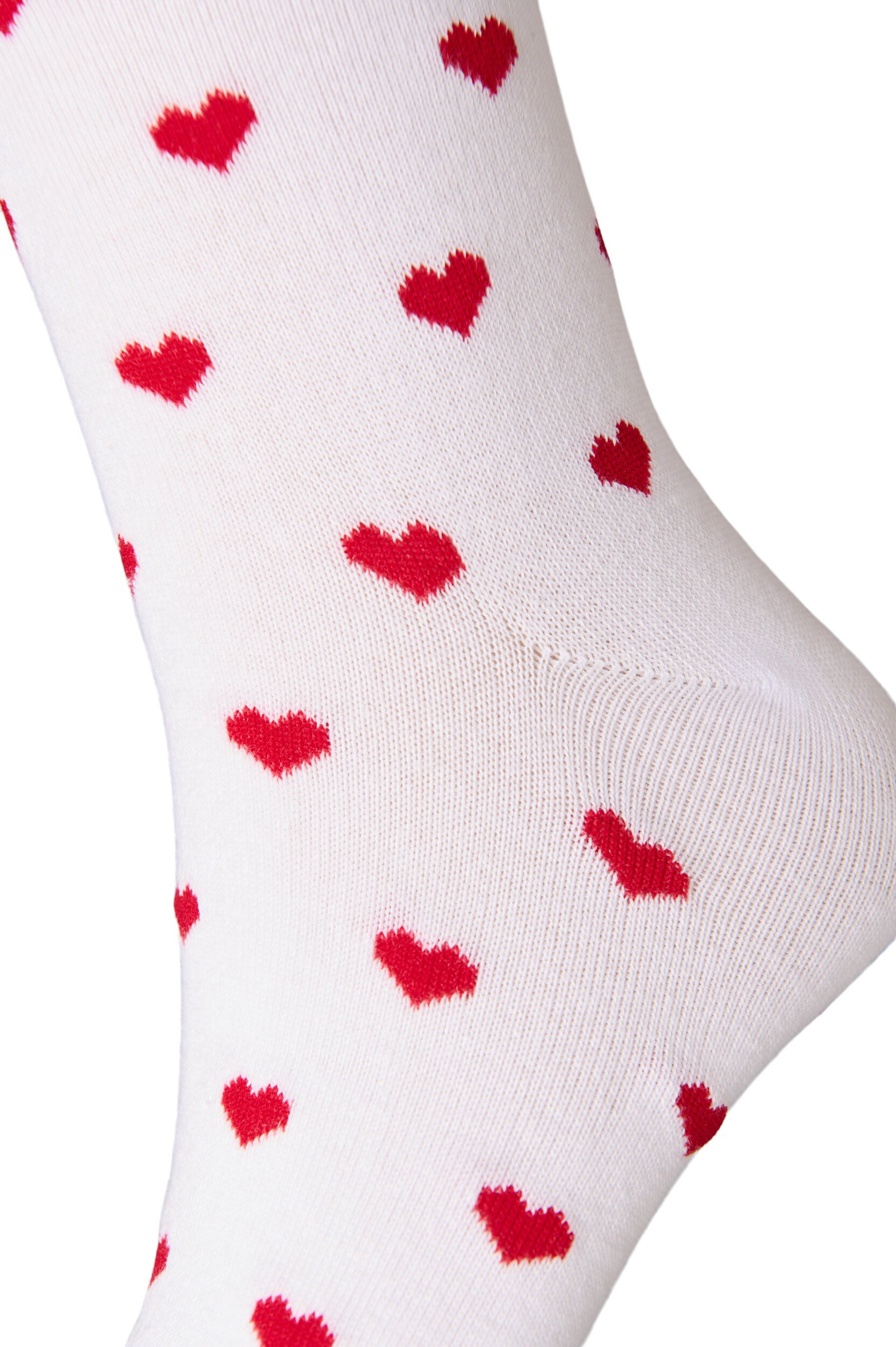 Zizzifashion Cotton socks with patterns, White, Packshot image number 2