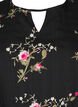 Long-sleeved blouse with floral print, Black, Packshot image number 2