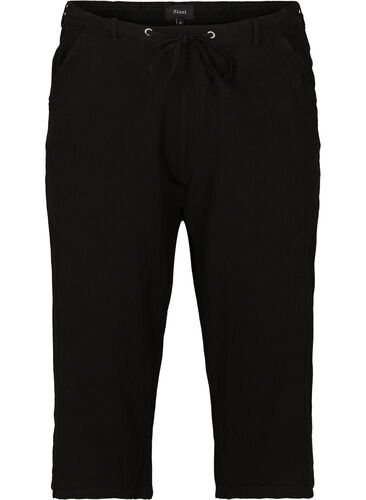 3/4 pants, Black, Packshot image number 0