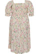 Floral viscose summer dress, Vanilla, Packshot image number 1