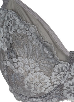 Figa underwired bra with lace back, Smoked Pearl, Packshot image number 2