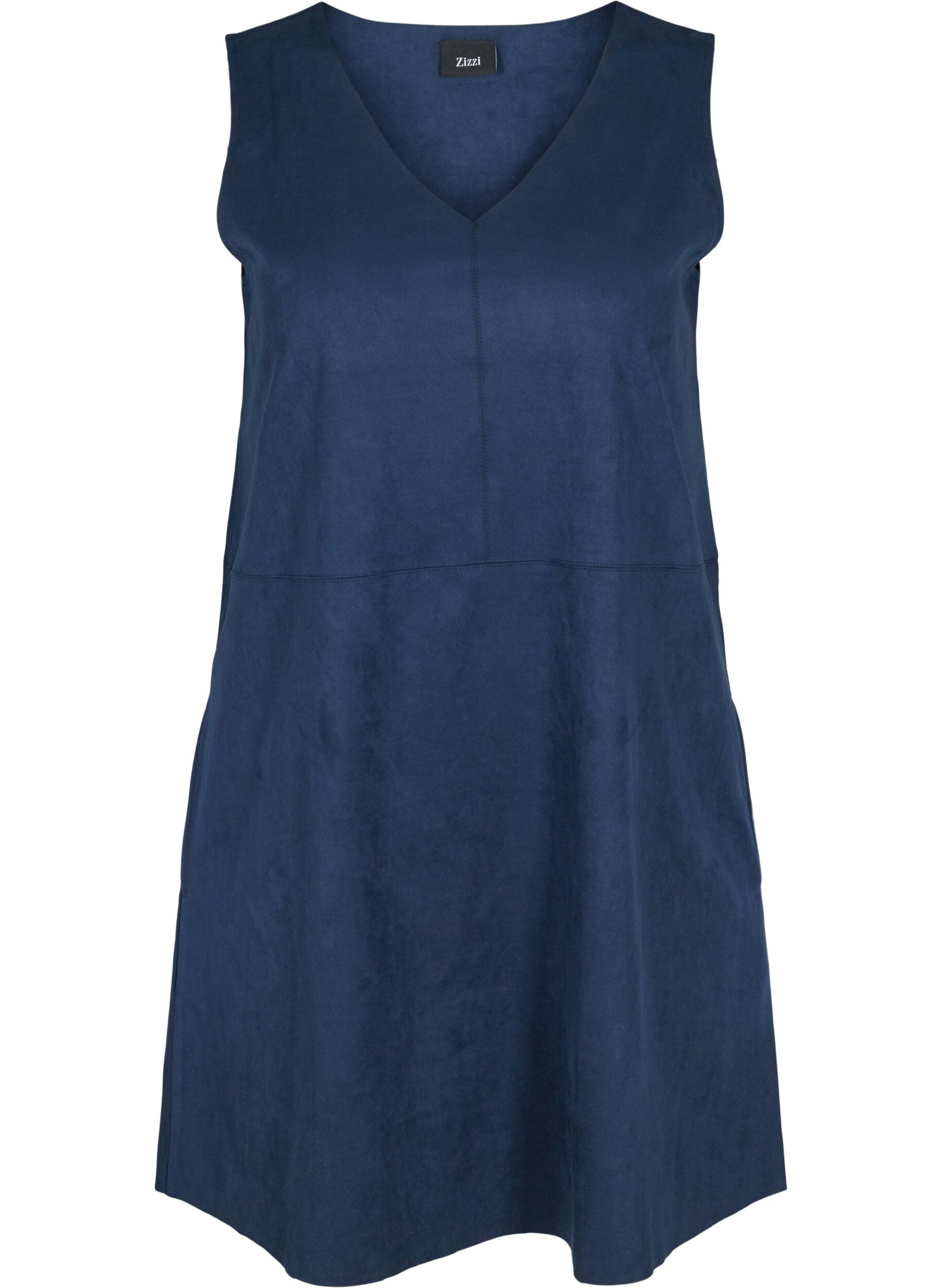 Zizzifashion Sleeveless A-line dress, Dark Blue, Packshot image number 0