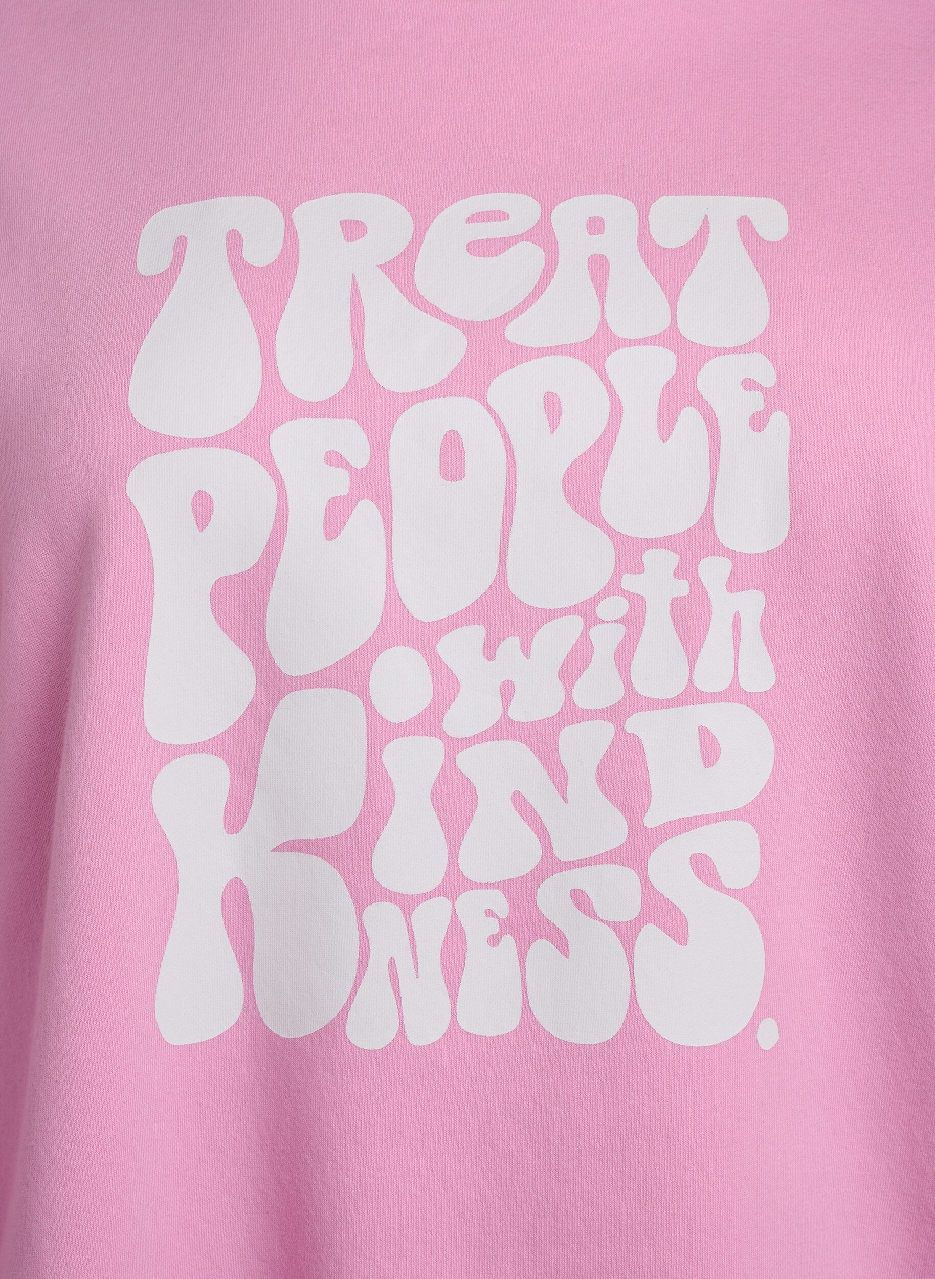Zizzifashion Sweatshirt with text print, Bubblegum, Packshot image number 2
