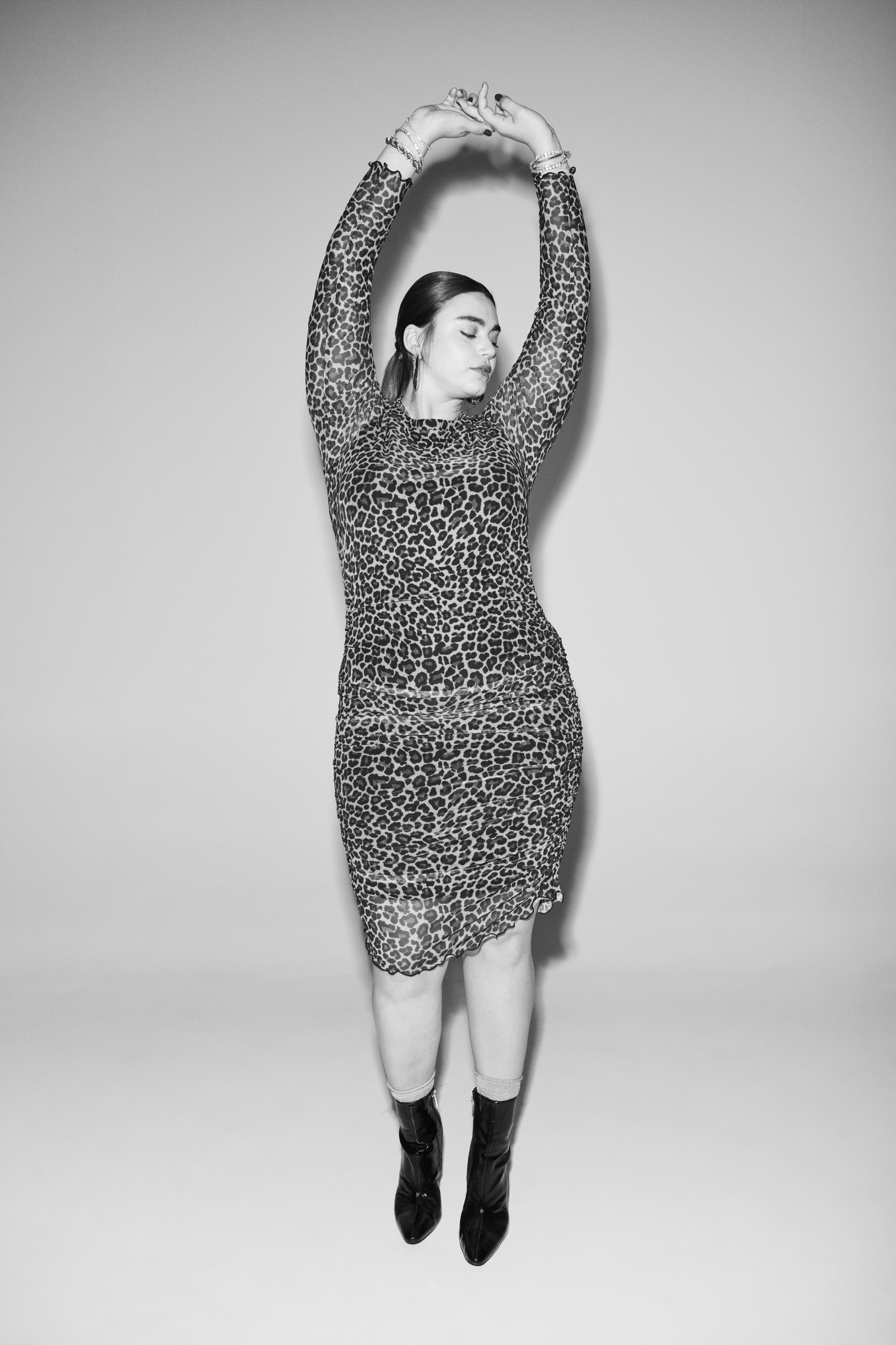 Leopard dress, , Model