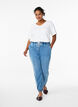 Denim joggers with pockets, Light Blue, Model image number 1