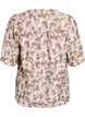 Leopard print blouse with 1/2 sleeves, White, Packshot image number 1