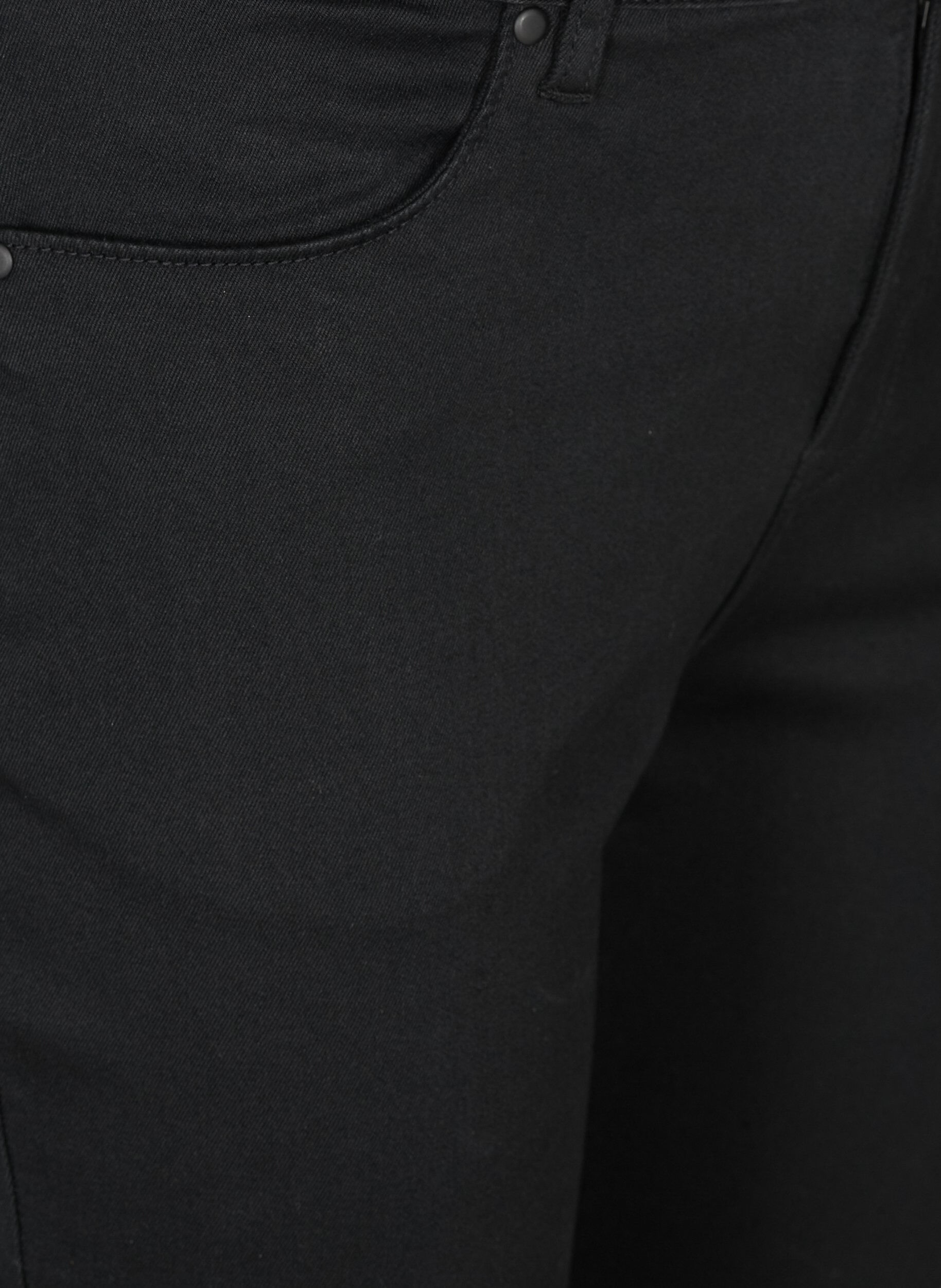 ZizzifashionHigh waisted Amy capri jeans with super slim fit, Black, Packshot image number 2