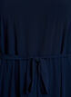 Chiffon maxi dress with a V-neck and ruffle hem, Blue, Packshot image number 2