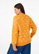Patterned pullover, Yam Birch Comb, Model image number 1