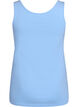 Solid color basic top in cotton, Light Blue, Packshot image number 1