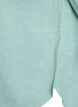 Shirt in linen and viscose with 3/4 sleeves, Green, Packshot image number 3